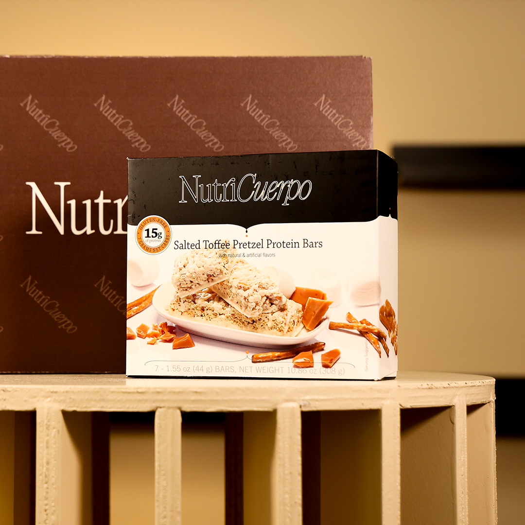 NutriCuerpo® | Salted Toffee Pretzel Protein Bar