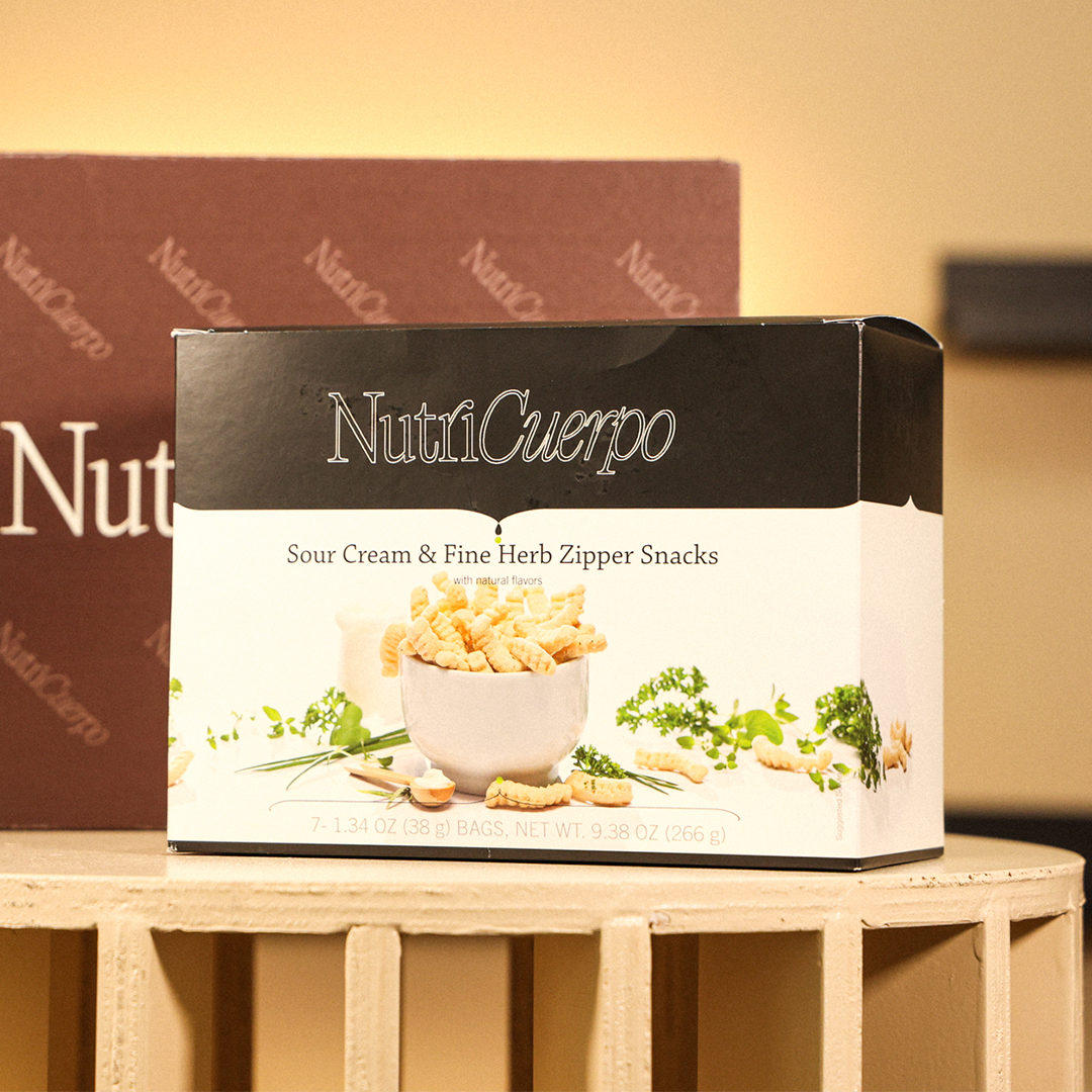 NutriCuerpo® | Sour Cream & Fine Herb Zipper Snacks