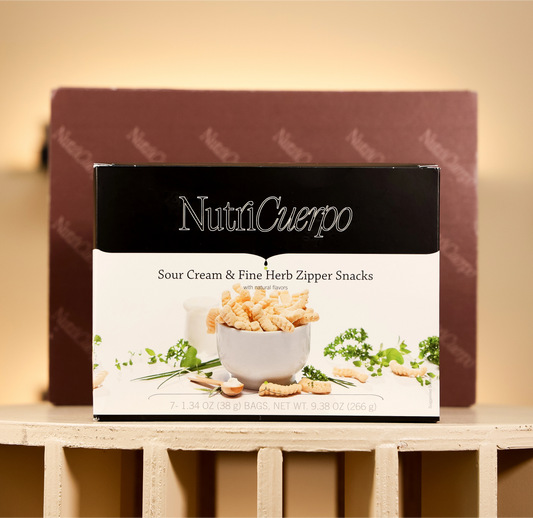 NutriCuerpo® | Sour Cream & Fine Herb Zipper Snacks