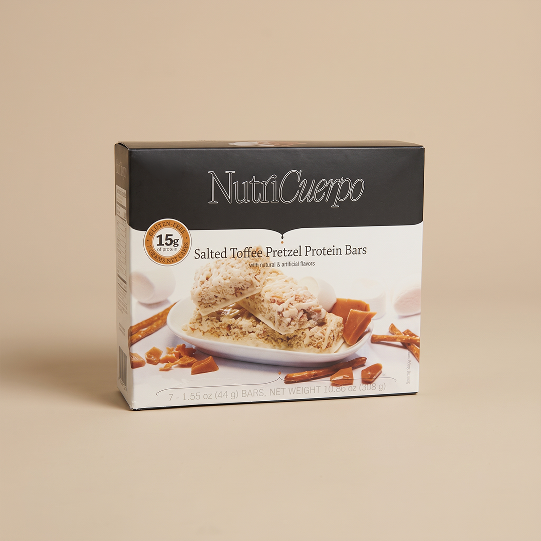 NutriCuerpo® | Salted Toffee Pretzel Protein Bar